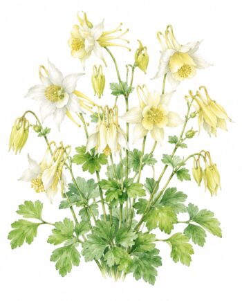 Aquilegia vulgaris 'Mellow Yellow'
