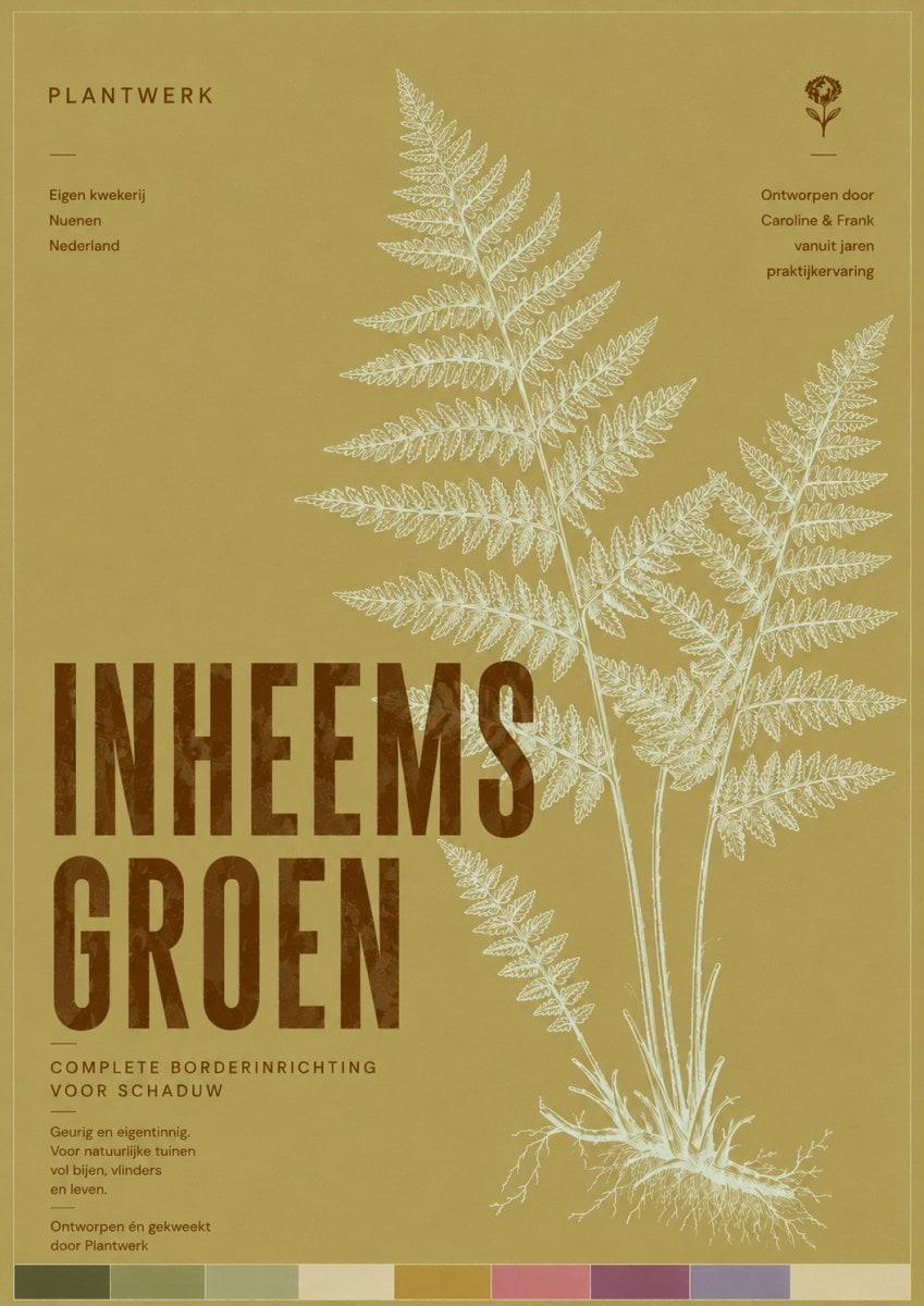 Botanical Card Inheems Groen – Plantwerk Botanical Collection met inheemse planten voor schaduw