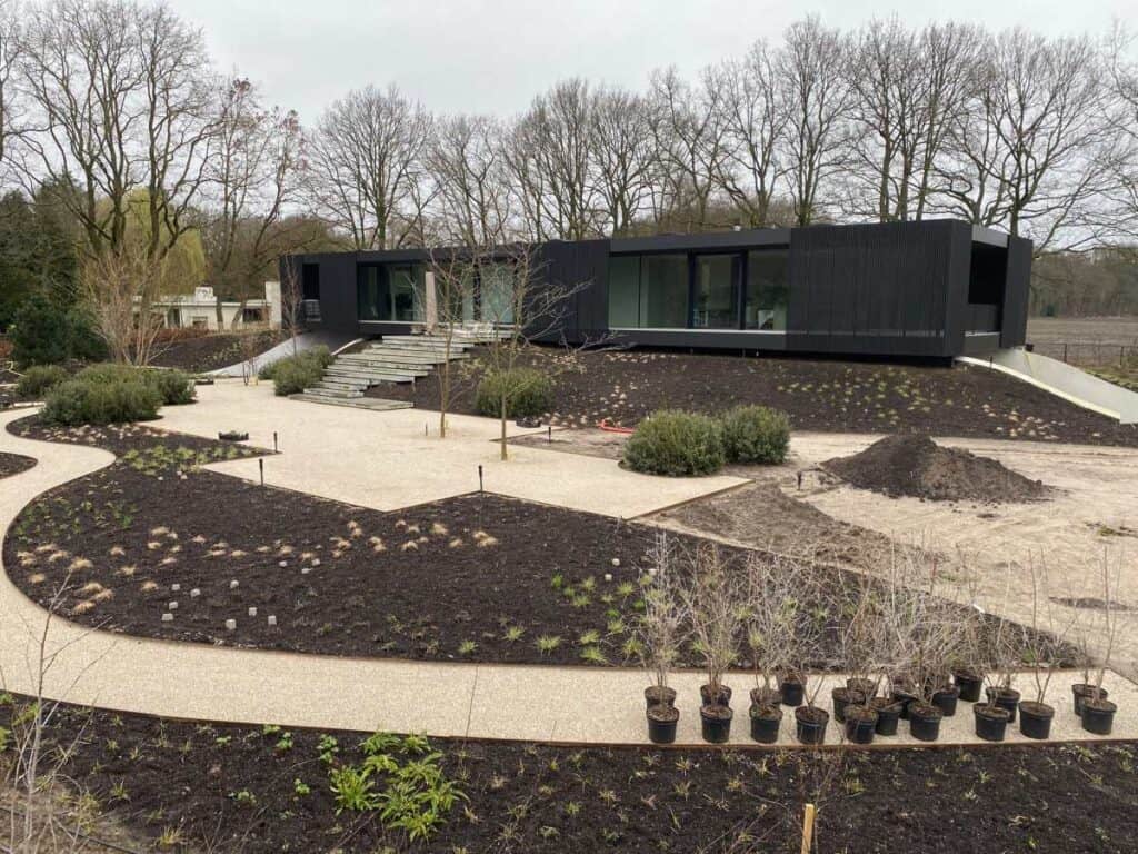 border net na aanplant