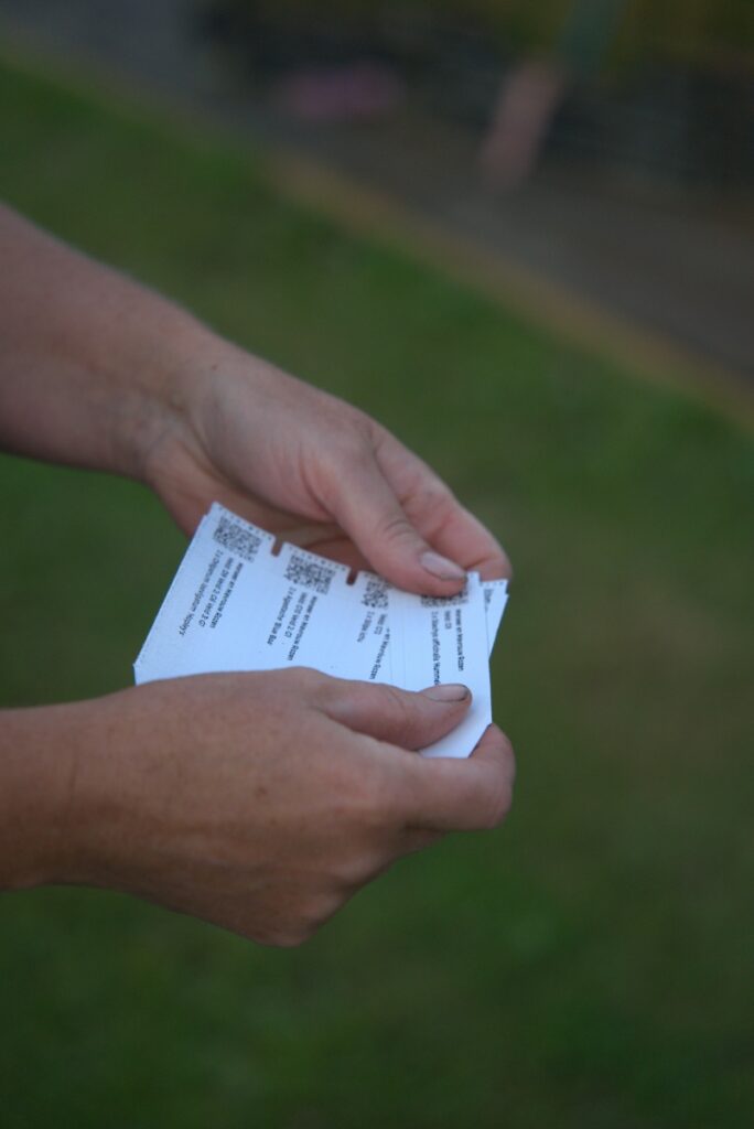 Steeketiketten met QR code